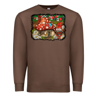 Chestnut welcome ladybug gnome background Premium Sweatshirt - BarkalooDesign