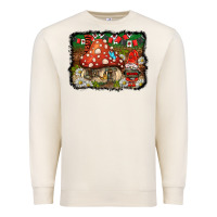 Sandshell welcome ladybug gnome background Premium Sweatshirt - BarkalooDesign
