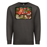 Smoke welcome ladybug gnome background Premium Sweatshirt - BarkalooDesign
