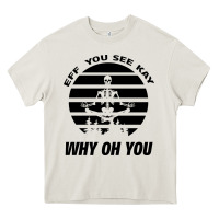 Cream EFF You See Kay Why Oh You Skeleton Yogas Vintage Heavy Core Tee - Bettercallsaul