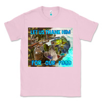 Bubblegum Pink let us thank hım for our food Classic Tee - TumblerDesignByShophia