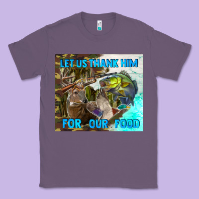 Let Us Thank Hım For Our Food Classic Tee Designed By Tumblerdesignbyshophia