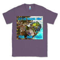 Lavender let us thank hım for our food Classic Tee - TumblerDesignByShophia
