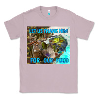 Lilac let us thank hım for our food Classic Tee - TumblerDesignByShophia