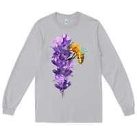 Moon Dust honey bee with lavender fa element Long Sleeve Tee - FaDigitalArtStudio