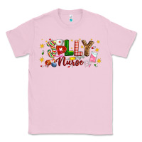 Bubblegum Pink Christmas jolly nurse Classic Tee - Artiststas