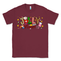Burgundy Christmas jolly nurse Classic Tee - Artiststas