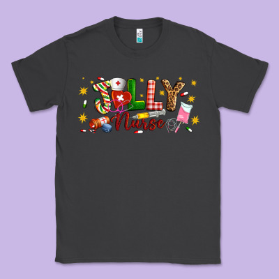 Christmas Jolly Nurse Classic Tee Designed By Artiststas
