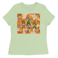 Matcha Fall with Gnomes Ladies Tee - texasbilliewilder
