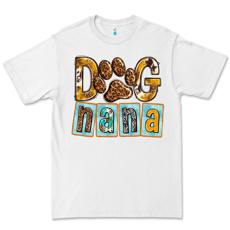 Dog Nana With Paw Premium Tee by texasbilliewilder | Teevron