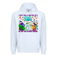 White I Don't Need A Costume Im A DA My Job Title Is Sca Premium Hoodie - CowhideDigitalArt