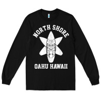 Black Oahu Hawaii North Shore Surf Beach Surfing Surfer Gift Long Sleeve Tee - longCreatives
