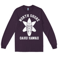 Plum Oahu Hawaii North Shore Surf Beach Surfing Surfer Gift Long Sleeve Tee - longCreatives