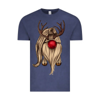 Vintage Denim deer gnome Vintage Tee - CowGirlArtShop