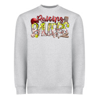 Heather Grey raising ballers Heavyweight Sweatshirt - RacoonDesign