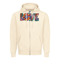 Sandshell love sunflower usa flag leopard Zipper Hoodie - Artiststas