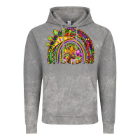 Cloud Rock mardi gras rainbow Vintage Hoodie - OliviaCreatesArt