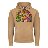 Mardi Gras Rainbow Vintage Hoodie | Teevron