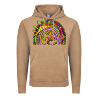 Vintage Coffee mardi gras rainbow Vintage Hoodie - OliviaCreatesArt