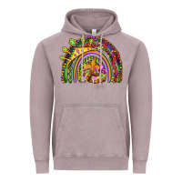 Vintage Zinc mardi gras rainbow Vintage Hoodie - OliviaCreatesArt