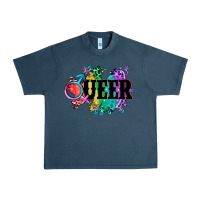 Midnight Navy Queer Urban Heavy Tee - CowGirlArtShop