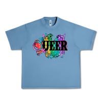 Pebble Blue Queer Urban Heavy Tee - CowGirlArtShop