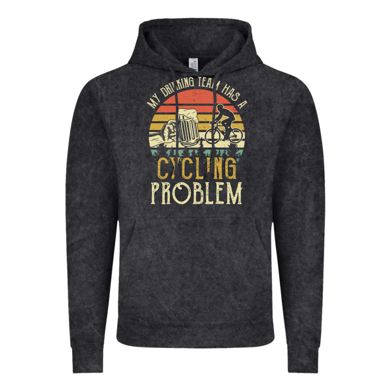 My Drinking Team Has A Cycling Problem Cotton T Shirt Funny Dad Gift C Vintage Hoodie by longCreatives | Teevron