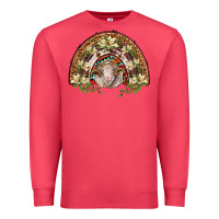 Cardinal merino wool ram lily rainbow Premium Sweatshirt - BarkalooDesign