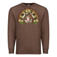 Chestnut merino wool ram lily rainbow Premium Sweatshirt - BarkalooDesign