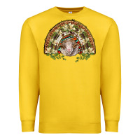 Lemon merino wool ram lily rainbow Premium Sweatshirt - BarkalooDesign
