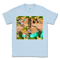 Dusty Blue hunting life Classic Tee - TumblerDesignByShophia