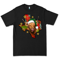 Black christmas texas highland cow Premium Tee - Jasminsmagicworld