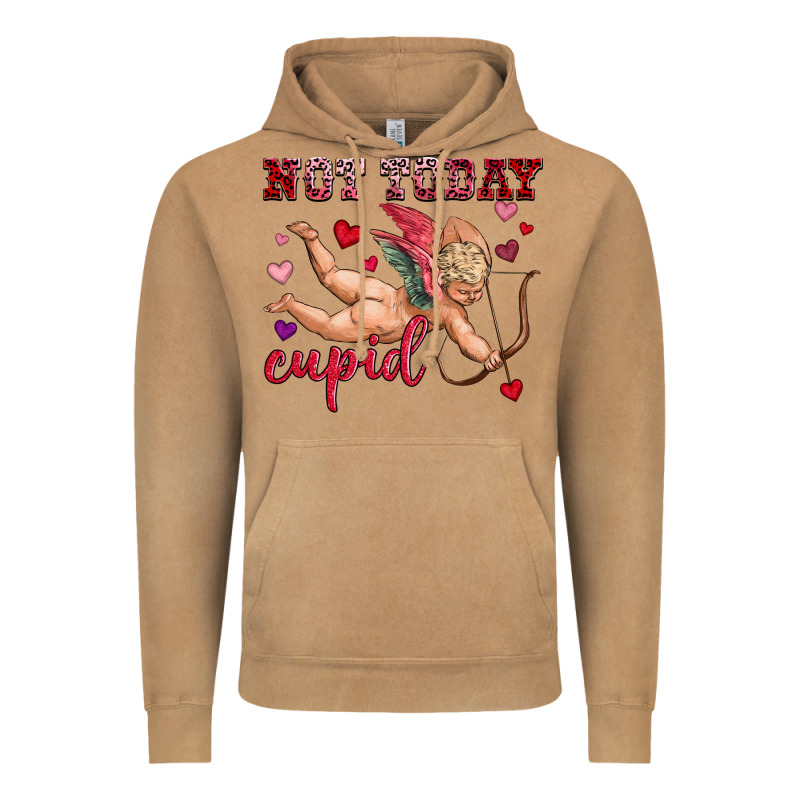 Not Today Cupid Vintage Hoodie by OliviaCreatesArt | Teevron