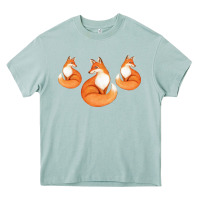 Arona Three Little Foxes IN Fox Family I Gift Heavy Core Tee - Bettercallsaul
