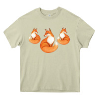Mossy Three Little Foxes IN Fox Family I Gift Heavy Core Tee - Bettercallsaul