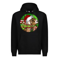Black Nubian Goat Christmas Premium Hoodie - LillyAllenDesigns