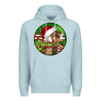 Blue Mist Nubian Goat Christmas Premium Hoodie - LillyAllenDesigns
