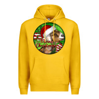 Lemon Nubian Goat Christmas Premium Hoodie - LillyAllenDesigns