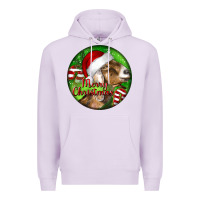 Lilac Nubian Goat Christmas Premium Hoodie - LillyAllenDesigns