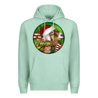 Seafoam Nubian Goat Christmas Premium Hoodie - LillyAllenDesigns
