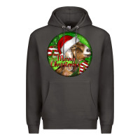 Smoke Nubian Goat Christmas Premium Hoodie - LillyAllenDesigns