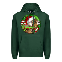 Sports Green Nubian Goat Christmas Premium Hoodie - LillyAllenDesigns