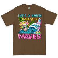 Cacao Life's a beach make some waves Premium Tee - NancyCooperArtShop