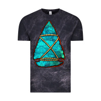 Cloud Black turquoise arrowhead Vintage Tee - Jasminsmagicworld