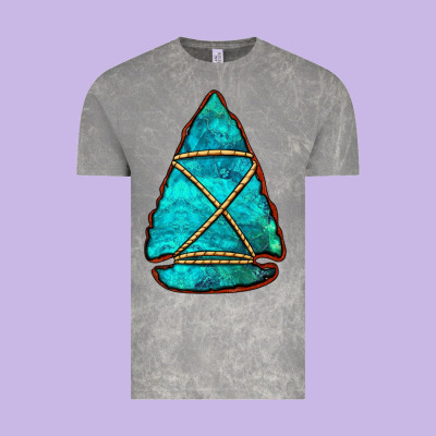 Turquoise Arrowhead Vintage Tee Designed By Jasminsmagicworld