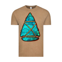 Vintage Coffee turquoise arrowhead Vintage Tee - Jasminsmagicworld