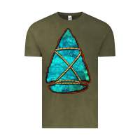 Vintage Olive turquoise arrowhead Vintage Tee - Jasminsmagicworld