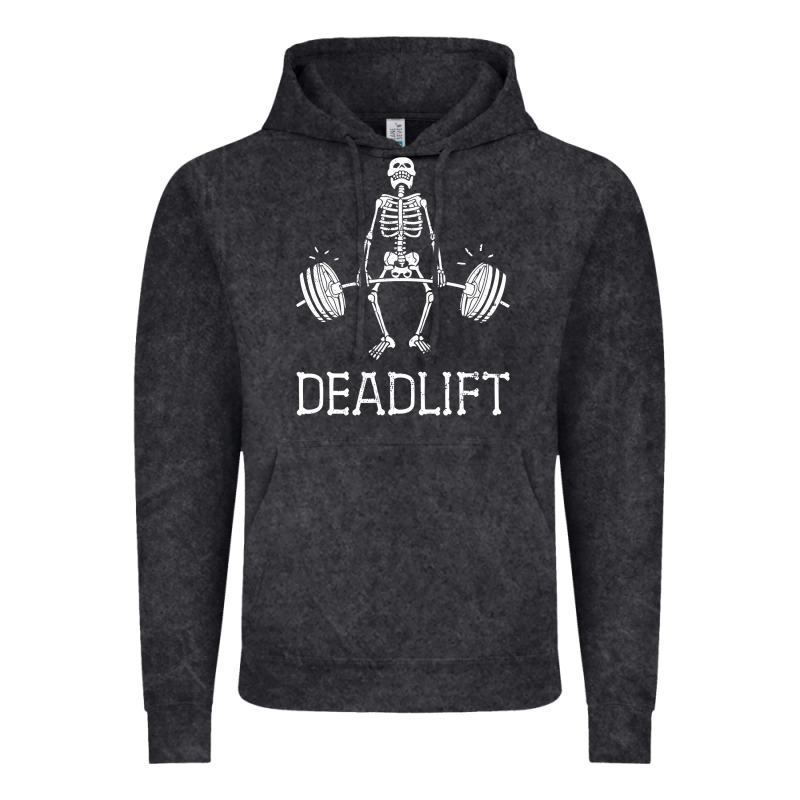 Deadlift Funny Halloween Skeleton Weight Lifting Workout Vintage Hoodie by longCreatives | Teevron