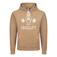 Vintage Coffee deadlift funny halloween skeleton weight lifting workout Vintage Hoodie - longCreatives