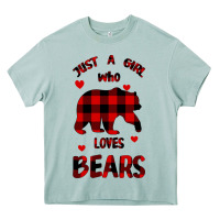 Just A Girl Who Loves Bears Heavy Core Tee | Teevron